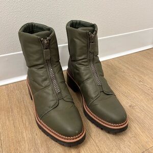 Sam Edelman Olive Green Boots